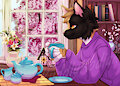 Spring Cozy Tea YCH - Holdsome