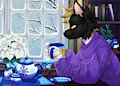 Winter Cozy Tea YCH - Holdsome