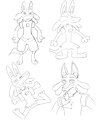 lucario doodles