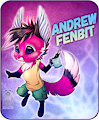 Chibi Badge Comish - Andrew by TwilightSaint