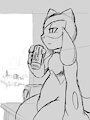 Sketch 390 - Riolu by WinickLim