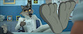 Big Feet Mr. Wolf by Feetgrowthlover2