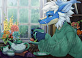 Rainy Summer Cozy Tea YCH - Selbste