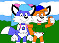 billy and bluebell taking a selfie