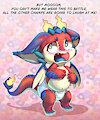 Commission - diapered Smolder by LKIWS