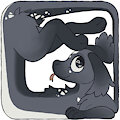Boxed dragon - Artfight attack on Moon by claragonza3