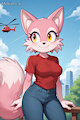 Evelyn the Fox (Ai) by 2BIT