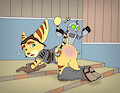 Ratchet and Spank by CheetorPrime