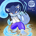 Request: flame wolf by Dcatkuro