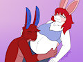 Pregnant Cuddle by DeskManiac