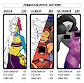 Commission prices and details by Beitaier