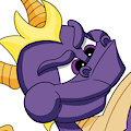 Spyro The Big Ballooned Belly Dragon [COMMISSION] by trejowauk