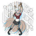 Commission - Punk Rock Fennec Fox