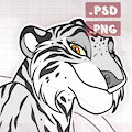 BUNDLE: Tigers (Dinsey style) by NorthernRed
