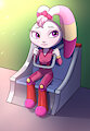 Rainbow [Cosmicrew] In A Drop Pod (Commission) by Tho6Who4e2000