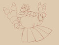 fat chocobo paws by RadLizer