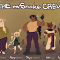 Character Ref Sheet - Lineup v1.2 by mvSnake