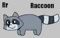 R is for Raccoon #3 (My Version) - Raccoon (TGAMM)
