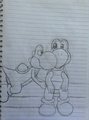 Yoshi teasing Koopa by TairenuKitty