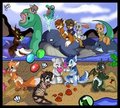 Super Beach Party - BatLadie by KennyKitsune
