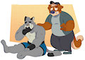 Graff and Ott Fanart by Benny by BrokGame