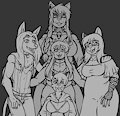 A Group of Weird Cats by QueenKami