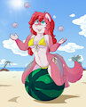 Beach juggling by Helsy