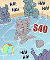 Summer YCH - "swimming" diaper 🩲 by SmolSkeenie