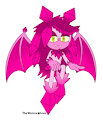 [RAFFLE PRIZE] Pink Diamond Form Maxim Bat [TheWereWolven] by MangledTheArcticWolf