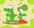 Croc n' Yoshi by YoshiHQIB