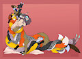 Long twisting taurs by foxboyprower