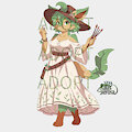 [ADOPTABLE] Leafeon Boho Chic by Rataskerosa