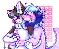 A little kiss💙 by TainderStorm