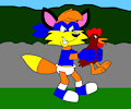 Stephen the Fox Steals a Chicken by CartoonFoxArt2002