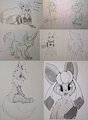 Traditional doodle comp by CoffeeFly