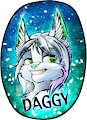 Badge Comish - Daggy by TwilightSaint