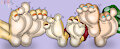 Brandy Tiffany n Sandy Footshot by TheRedSkunk