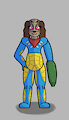 Lady in Samus' Fusion Suit