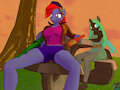 Cel-Shaded Duo by Kamimation