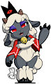 Cult of the Lamb - Diana, the Red Crowned by Shadow9808