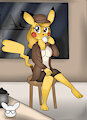 Detective Pikachu Girl by KendraEevee