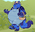 Banzai in the blueberry fields by danjiisthmus