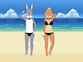 Beach Bunnies by jtlander