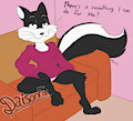 Penelope of sofa (comission) by DaisonTheFox