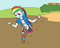 Rainbow Dash free day 3 by mucky