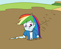 Rainbow Dash free day 4 by mucky