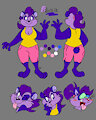 Patricia V2 ref sheet by Foxlover91