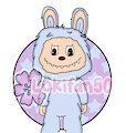 Blue labubu by Lokifan20