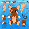 Bonnie plushie! by AlbinoRayneDeer