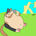 meowscles fat by Jamestom200